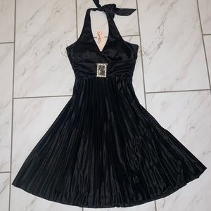 NWT Black Speechless Halter Dress